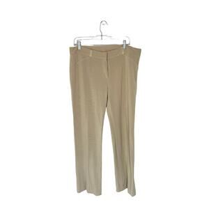 Misook Collection Tan Business Office Career Knit Dress Pants Size 12